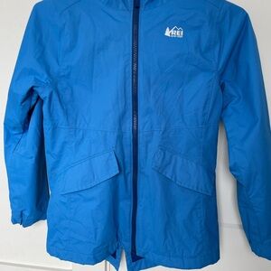 REI Kids Bright Blue Raincoat